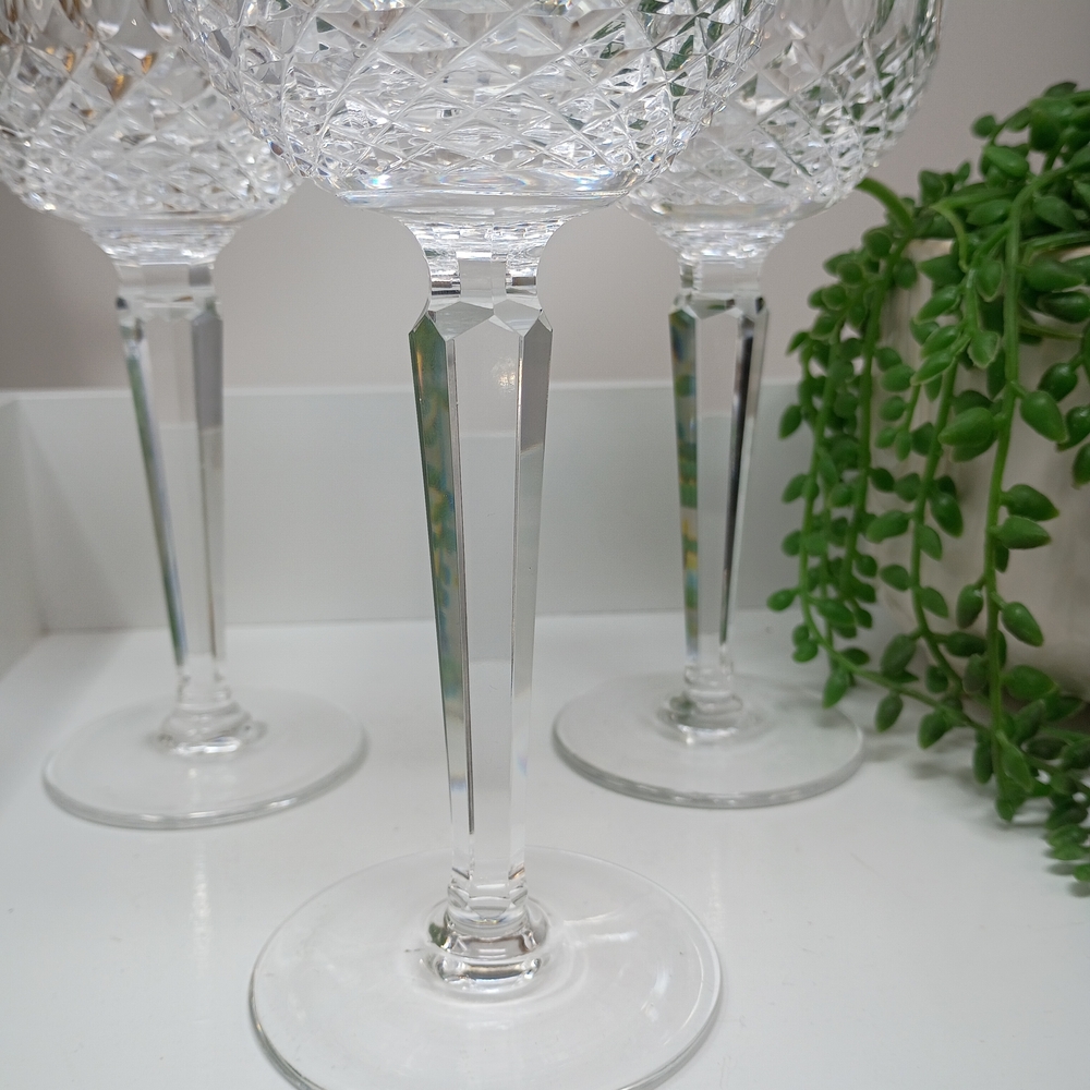 Waterford Crystal Wine Glasses Set Of 3 - Picture 6 of 8